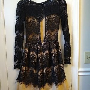 Lacey black Windsor dress